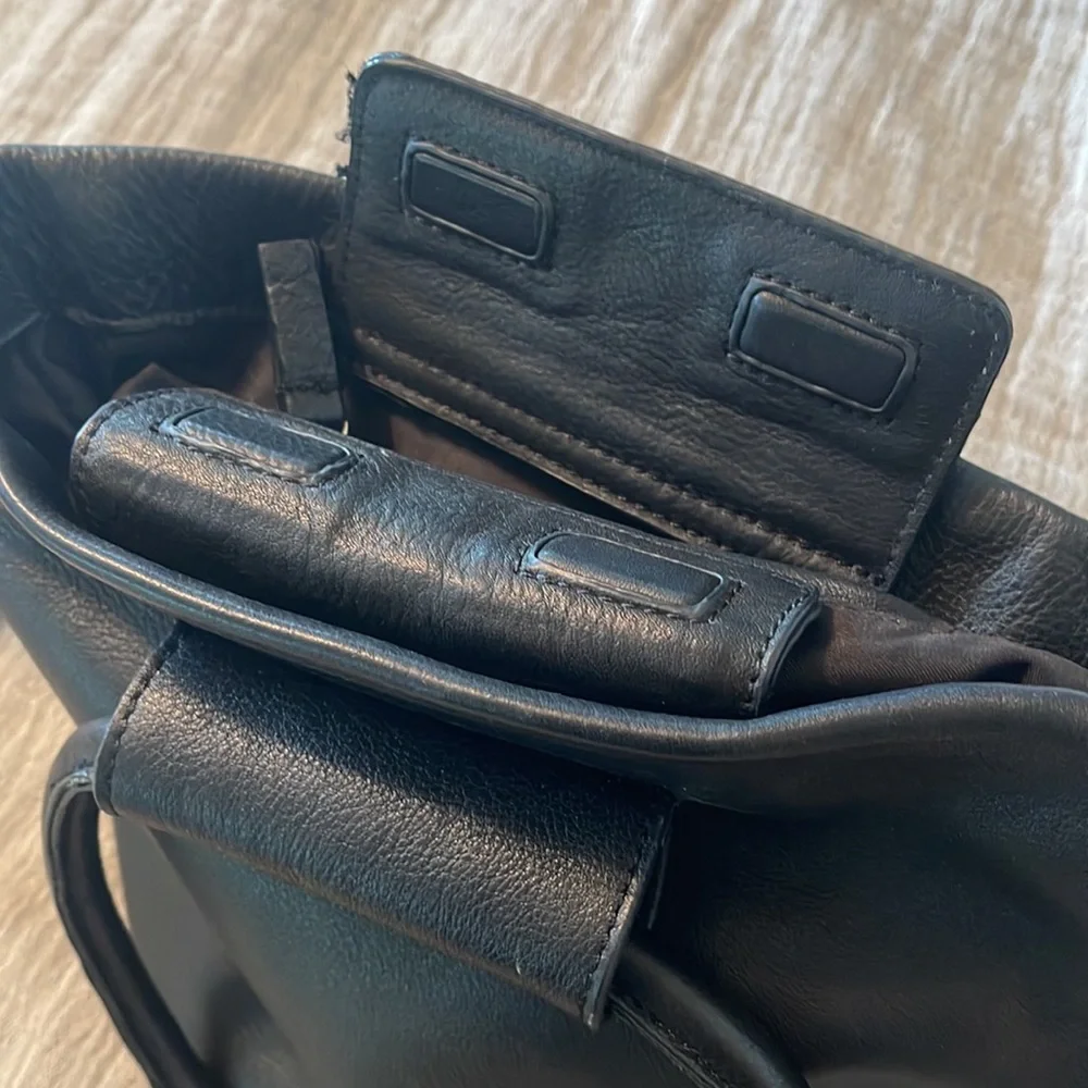 Anthropologie x Monserat De Lucca Leather Bucket Bag w/ Crossbody ✨ - Picture 15 of 16